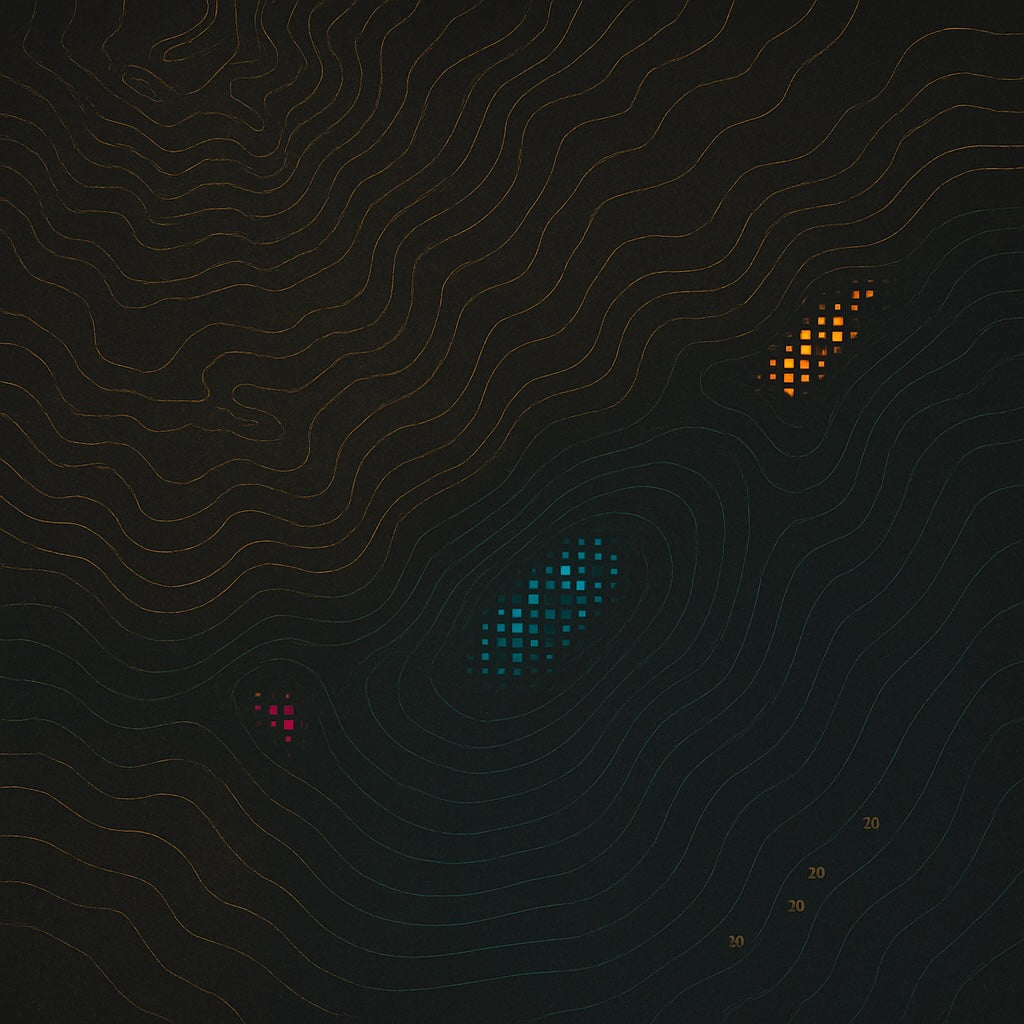 Abstract topographic pattern